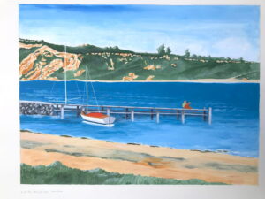 Étang de Sigean. 30x40